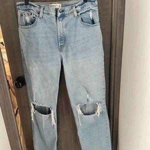 Abercrombie 90’s ultra high rise